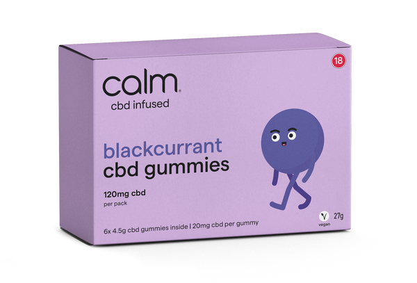Blackcurrant CBD Gummies 6 Pack - 120mg