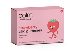 Strawberry CBD Gummies 6 Pack - 120mg