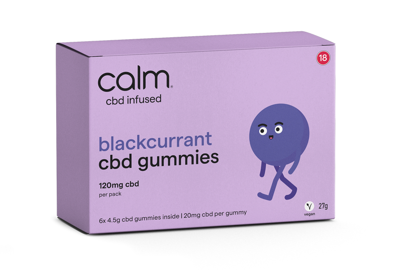Blackcurrant CBD Gummies 6 Pack - 120mg