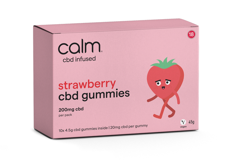 Strawberry CBD Gummies 10 Pack - 200mg